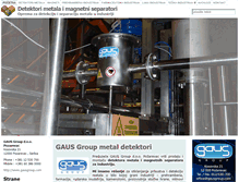 Tablet Screenshot of detektorimetala.gausgroup.com